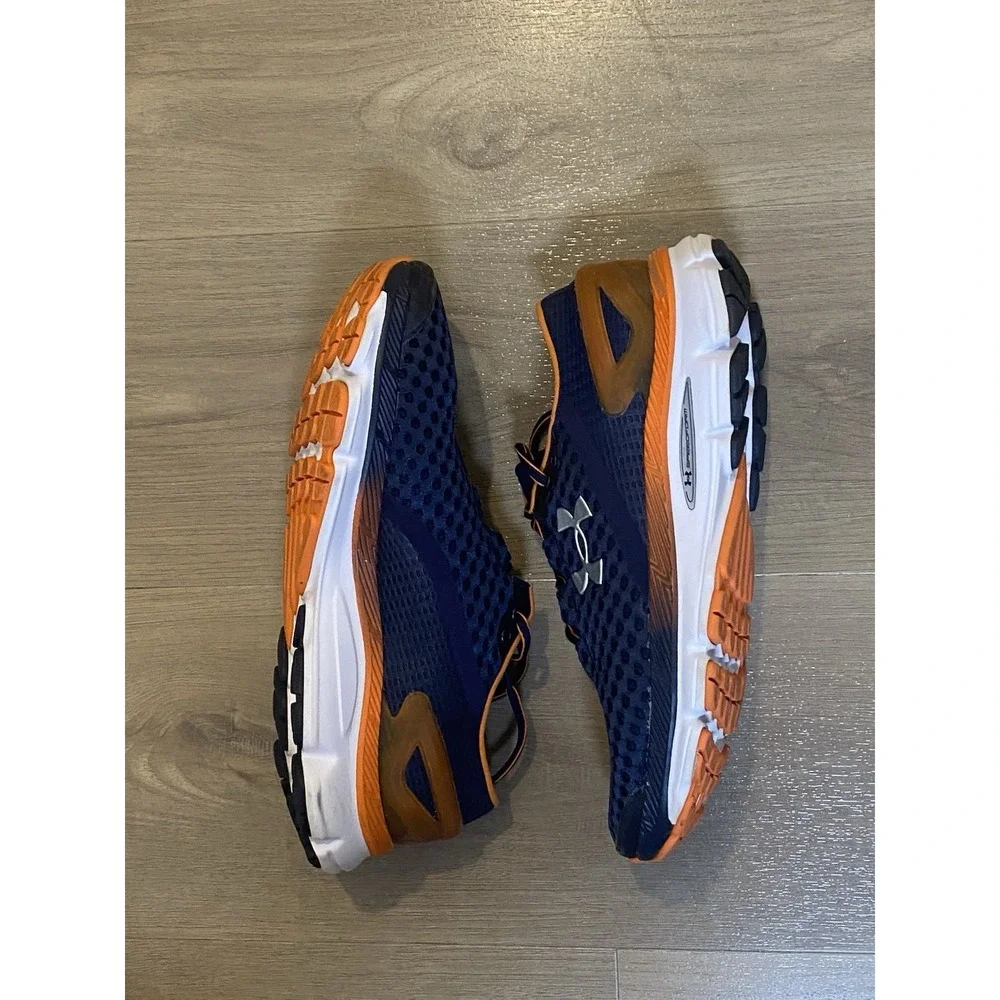 Under Armour Speedform Gemini 3 Sneakers Athletic Shoes Blue Orange Women Size 9